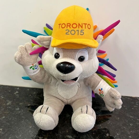 Pan Am Games Toronto 2015 Plush Pachi porcupine Plush 9" Tall - Picture 1 of 8